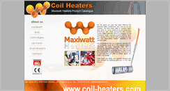 Desktop Screenshot of coil-heaters.com